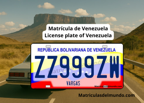 Matrícula de coche de Venezuela
