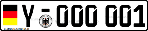 Plate of the German Armed Forces Bundeswehr