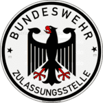 Seal used on plates in Germany with the Bundeswehr shield