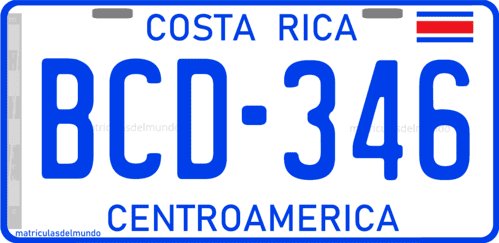 Patente de Costa Rica BCD-346 centroamerica