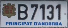old Andorran plate B