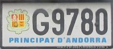 Andorra plate G pre-2011