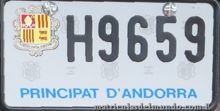 motorbike plate Andorra