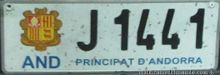 new Andorran J plate