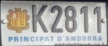 Andorra vintage plate K