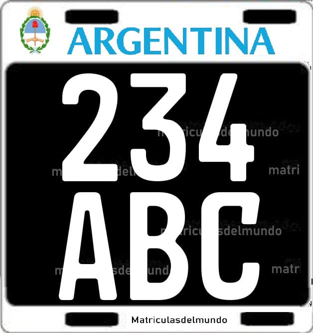 Ejemplo de patente antigua de Argentina de moto