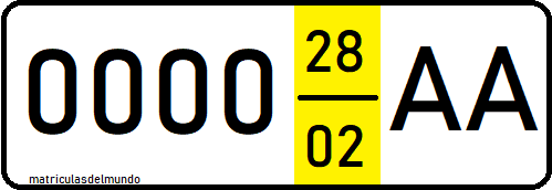 Matrícula temporal de Armenia