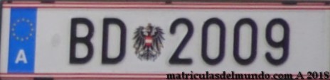 Matricula Austria ejemplo