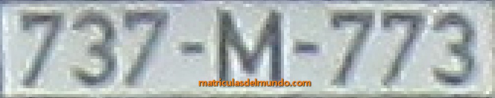 Matricula de los balcanes. Matricula extranjera