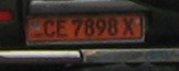 matricula de coche de Cameroon de la región CE-Centro