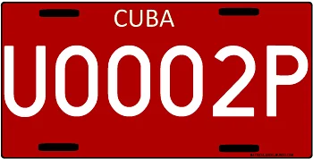 matricula provicional cuba antigua