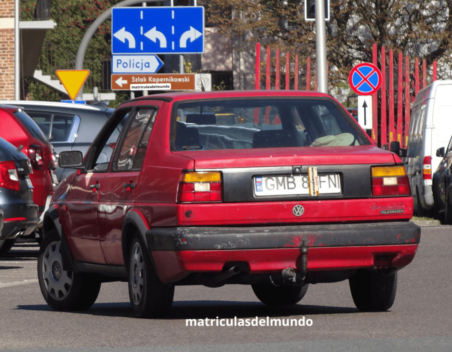 Matrícula de Volkswagen Jetta