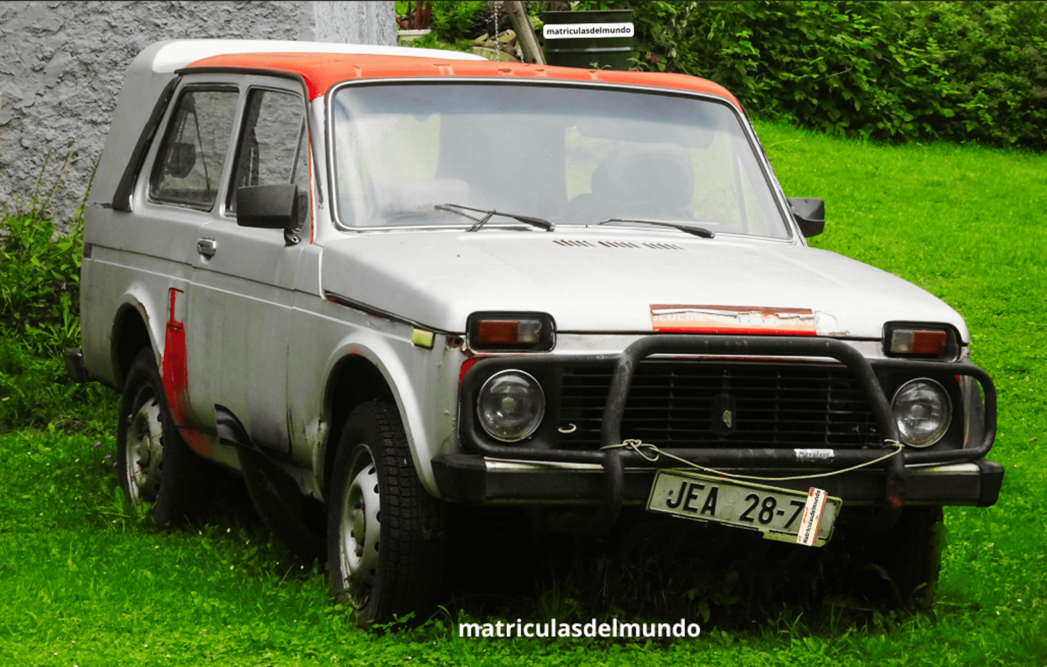 Matrícula de Lada Niva