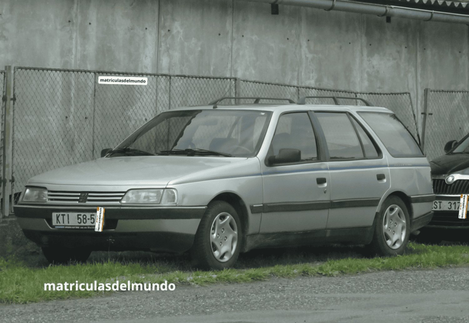 Matrícula de Peugeot 405