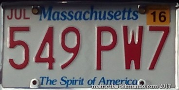 Matrícula de coche de Massachusetts