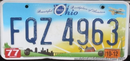 Matrícula de coche de Ohio