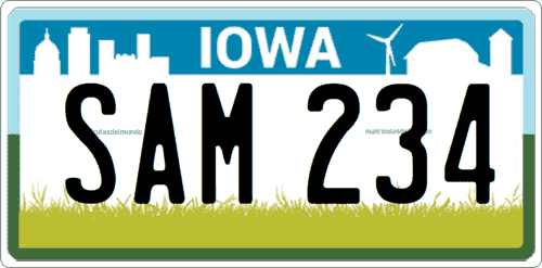 matricula de Iowa actual sam234