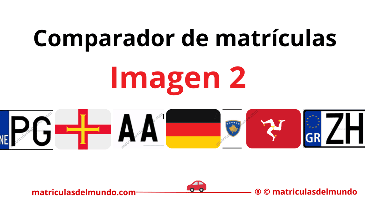 Imagen base a comparar sobre el comparador de matrículas de coches de matriculasdelmundo