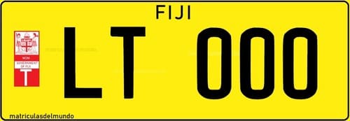 Matrícula actual para taxi con licencia en Fiji