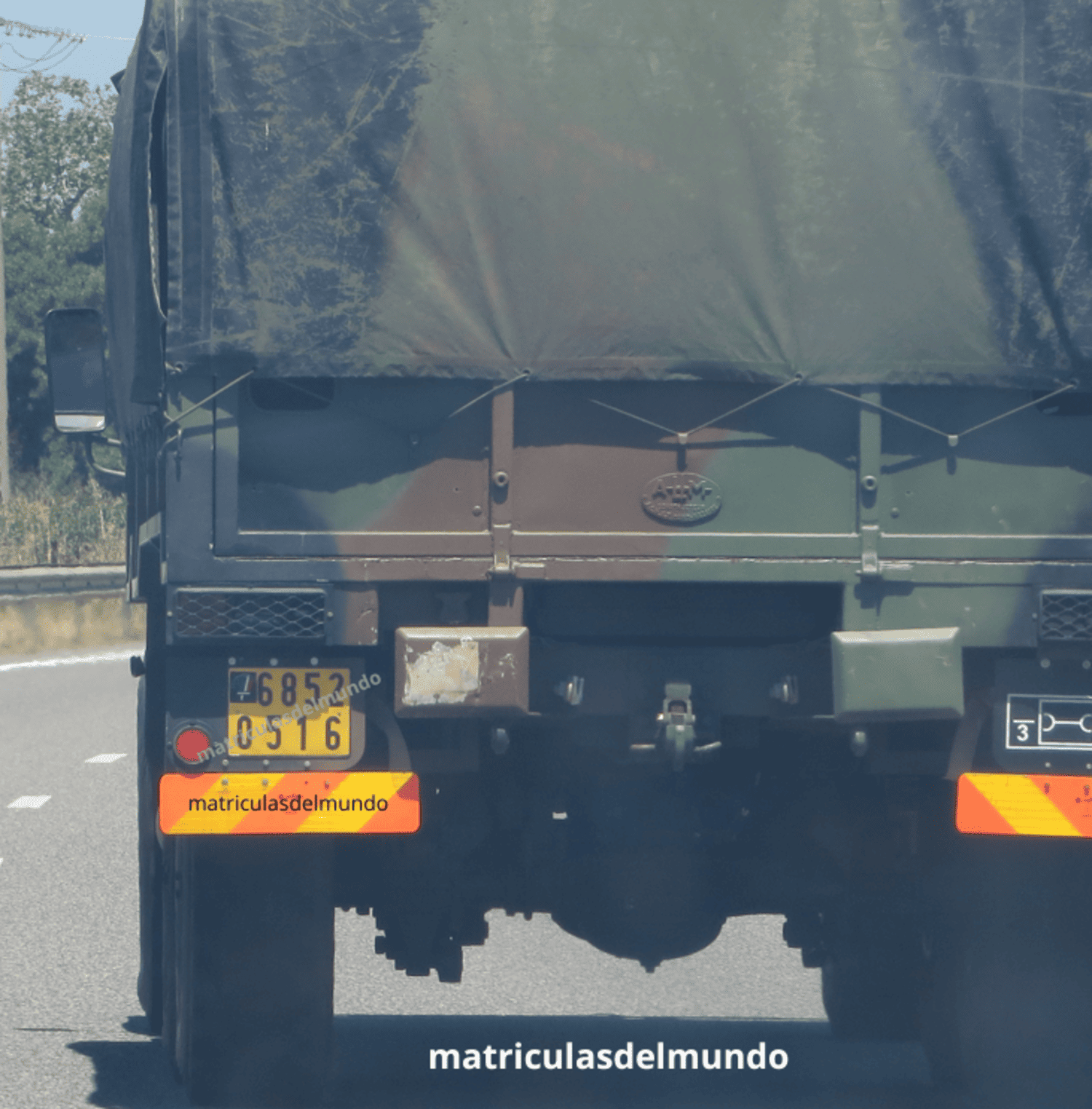 Ejemplo de camión militar ALM de fabricación francesa