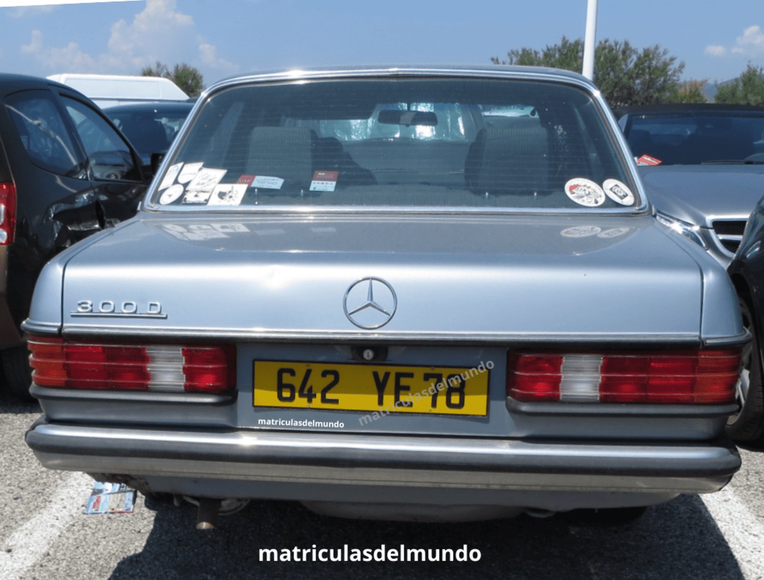Matrícula de Mercedes Benz W123