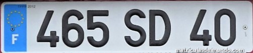 Matrícula francesa del departamento 40