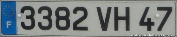 Matrícula francesa del departamento 47