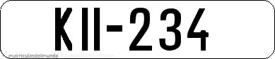 Matrícula de coche de Trieste dentro del Imperio Austorhúngaro Matrícula de coche de Trieste bajo el Imperio Austrohúngaro