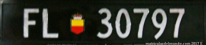 Matrícula de Liechtenstein desde 1974