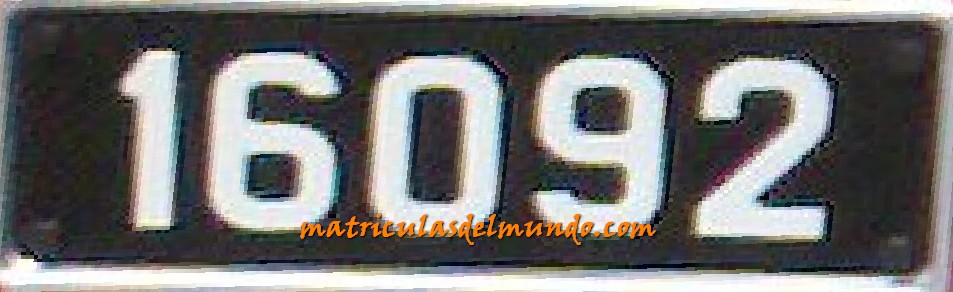 placa de matriculacion vehicular europea de luxemburgo