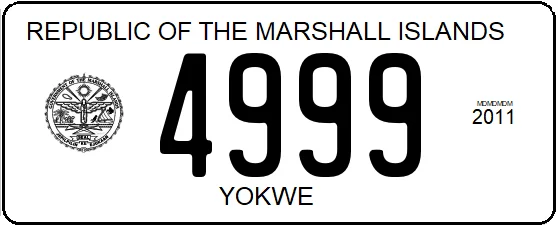 matrícula de las Islas Marshall antigua