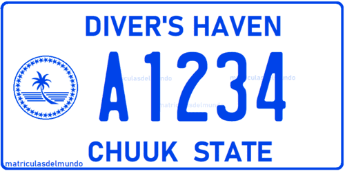 Matrícula antigua de Chuuk