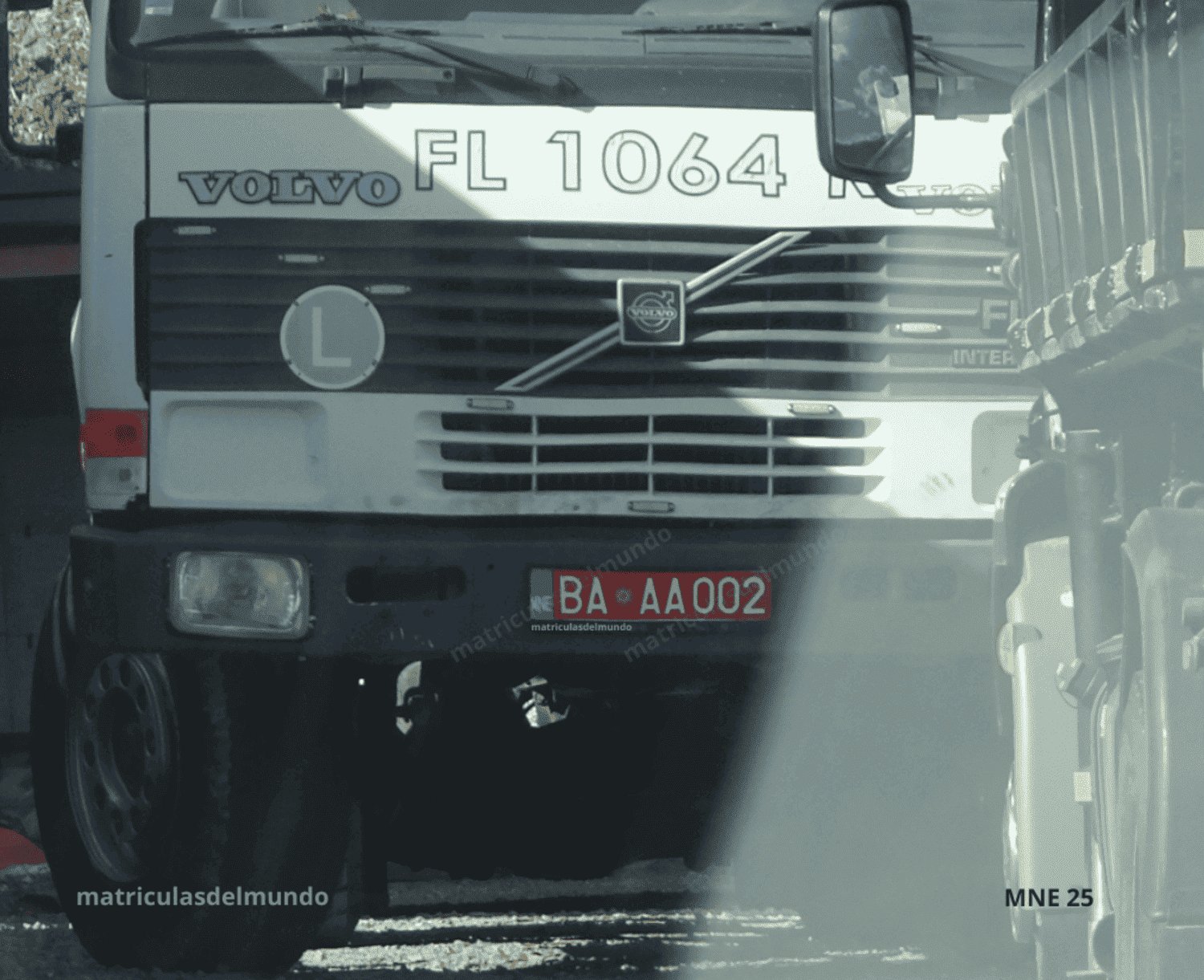 Matrícula de Volvo FL1064