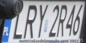 matrícula de coche de Polonia LRY