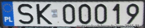 matrícula de coche de Polonia SK
