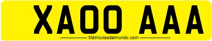 Matricula Matrícula/Patente de Reino Unido de exportacion