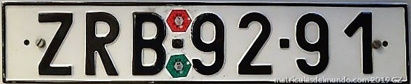 Matricula Republica Checa 2004