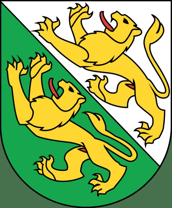 Imagen del escudo de Thurgau actual en detalle