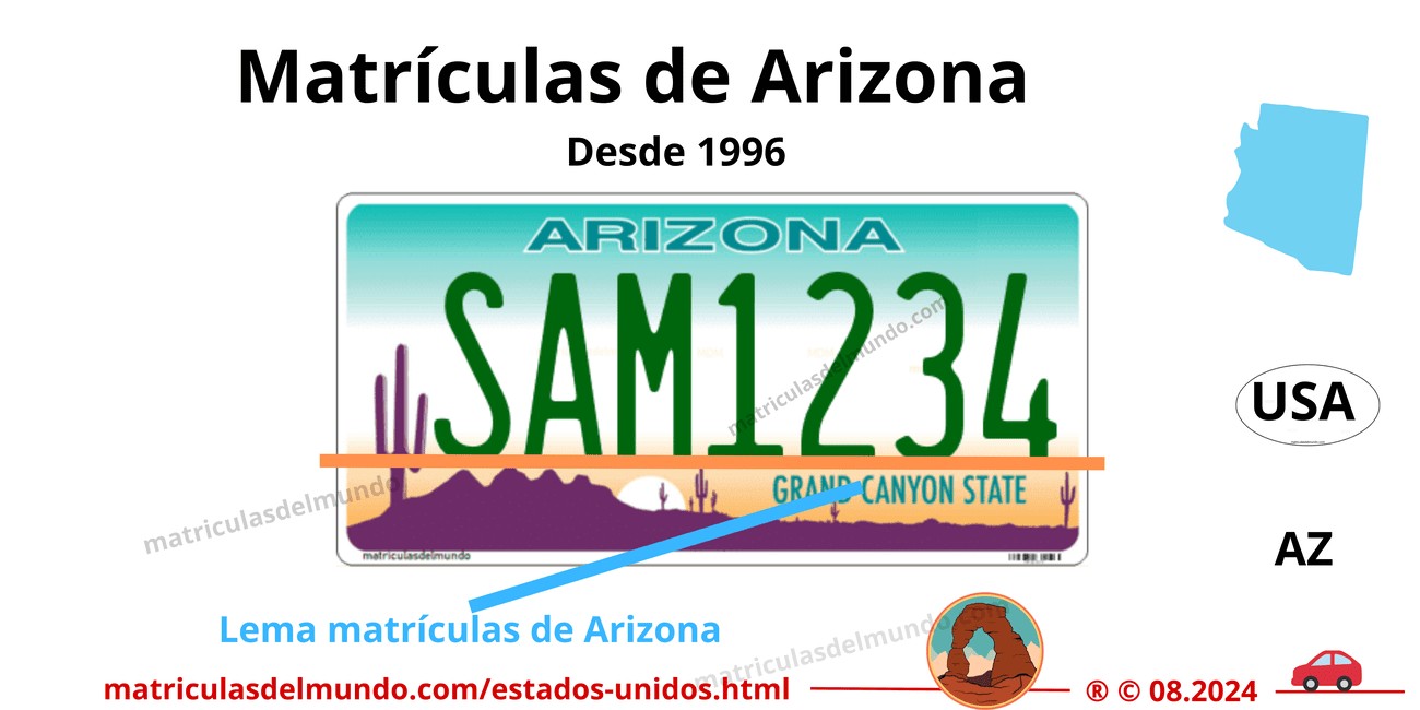 Matrícula de coche de Arizona
