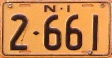 Matrícula de coche de Isla Norfolk actual con código AUS