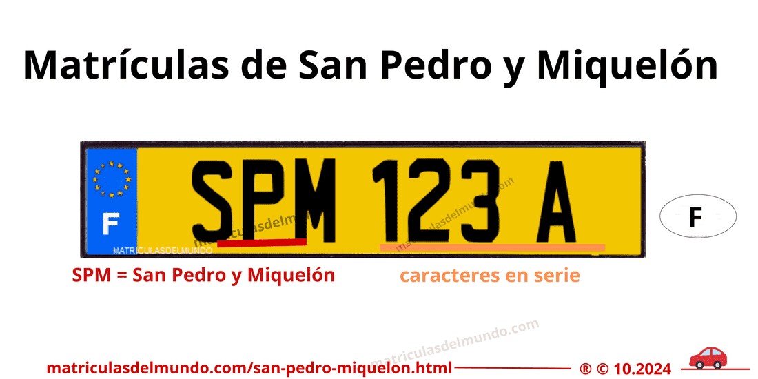 Matrícula de coche de San Pedro y Miquelón