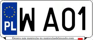 Imagen de ejemplo de matrícula con registro 