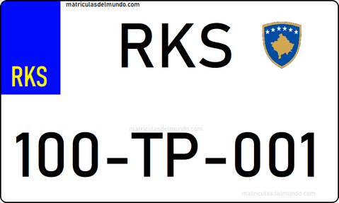 Matrícula temporal de Kosovo temporal desde el conflicto de 2021